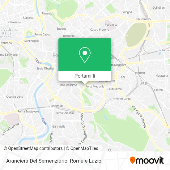 Mappa Aranciera Del Semenziario