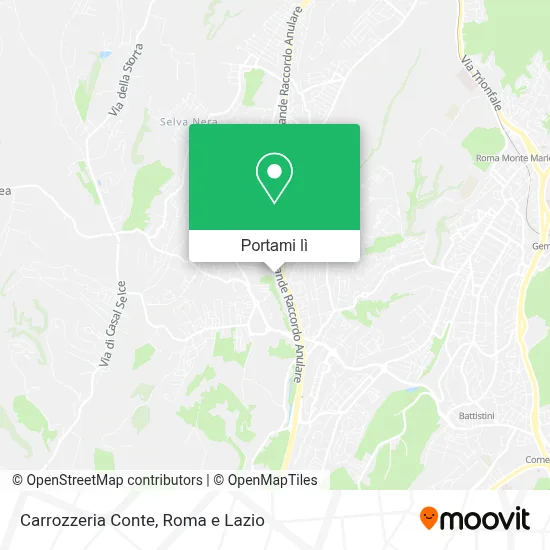 Mappa Carrozzeria Conte