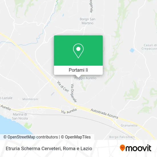 Mappa Etruria Scherma Cerveteri