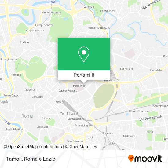 Mappa Tamoil