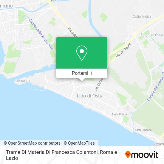 Mappa Trame Di Materia Di Francesca Colantoni