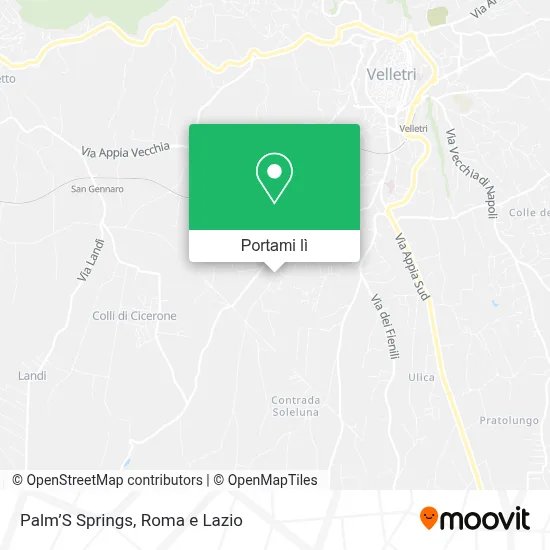Mappa Palm’S Springs