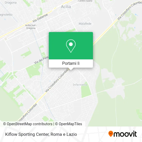 Mappa Kiflow Sporting Center