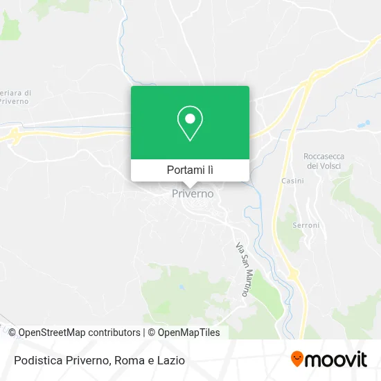 Mappa Podistica Priverno