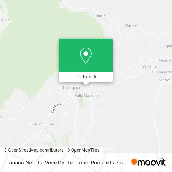 Mappa Lariano.Net - La Voce Del Territorio