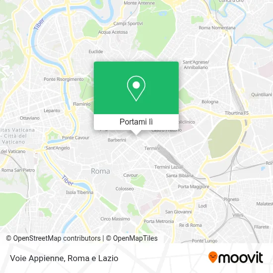 Mappa Voie Appienne