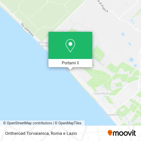 Mappa Ontheroad Torvaianica