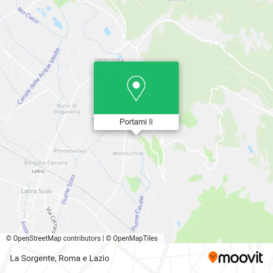 Mappa La Sorgente