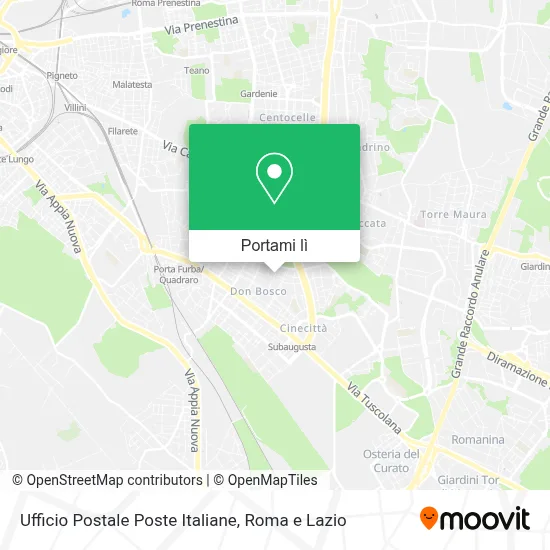 Mappa Ufficio Postale Poste Italiane