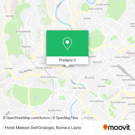 Mappa Hotel Maison Dell'Orologio