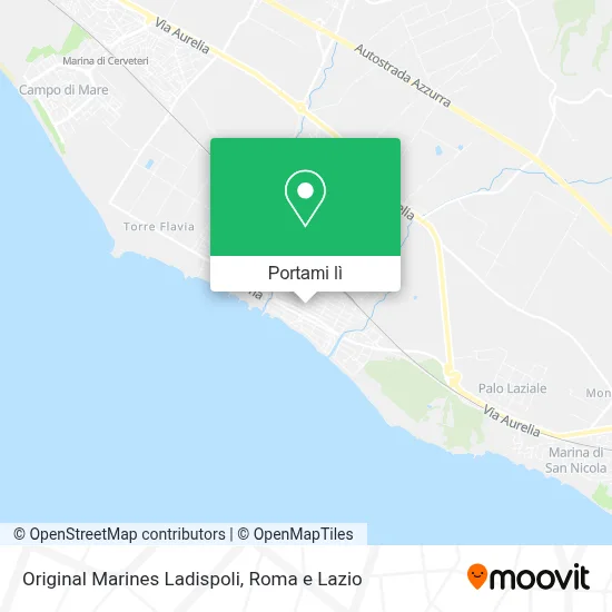 Mappa Original Marines Ladispoli