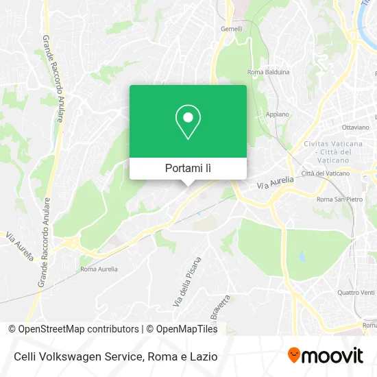 Mappa Celli Volkswagen Service