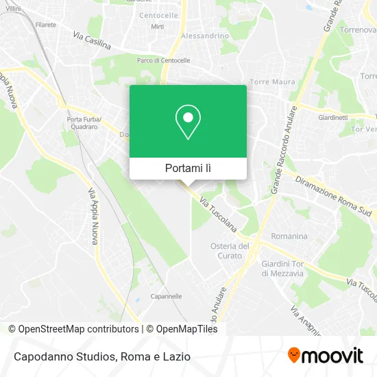 Mappa Capodanno Studios