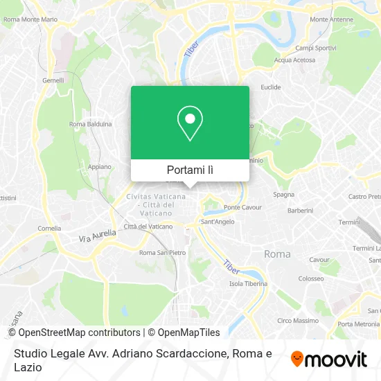 Mappa Studio Legale Avv. Adriano Scardaccione