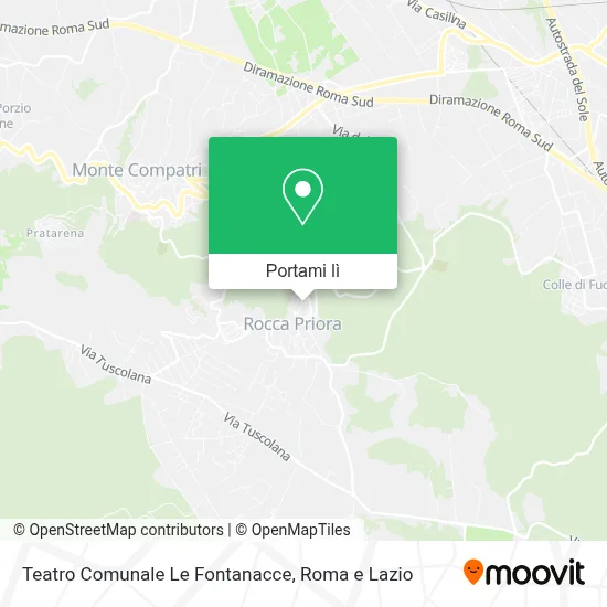 Mappa Teatro Comunale Le Fontanacce
