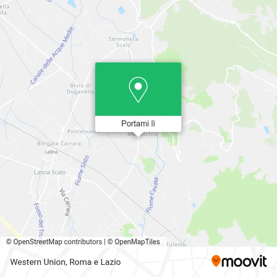Mappa Western Union