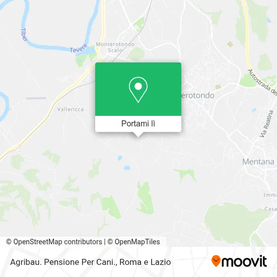 Mappa Agribau. Pensione Per Cani.