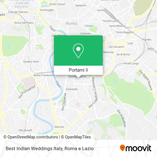 Mappa Best Indian Weddings Italy