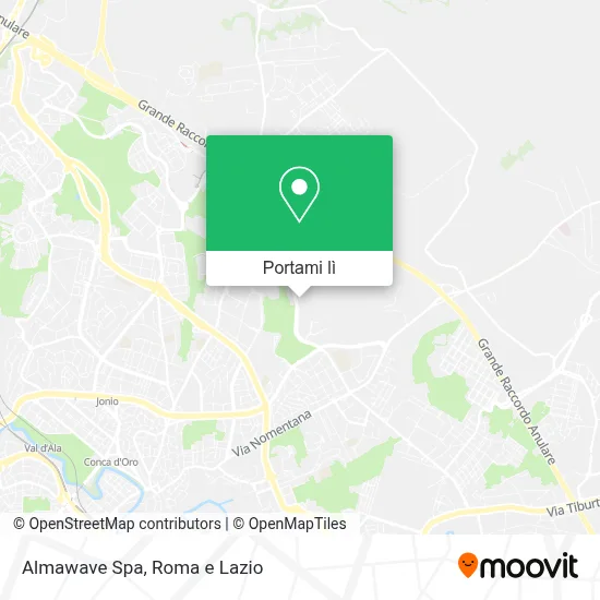 Mappa Almawave Spa