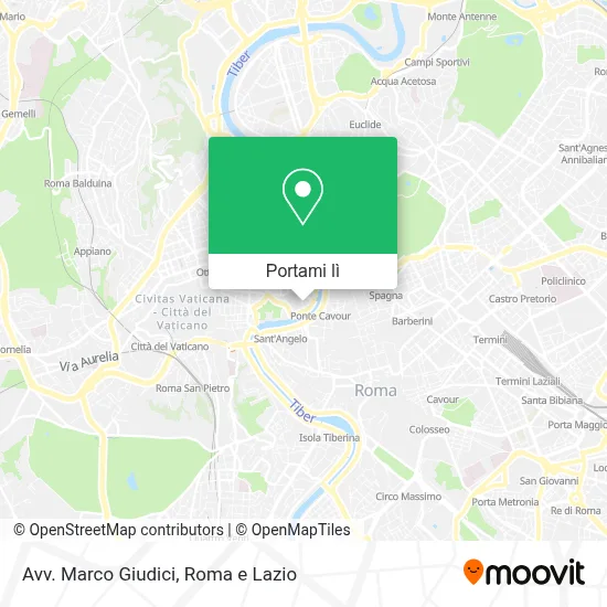 Mappa Avv. Marco Giudici
