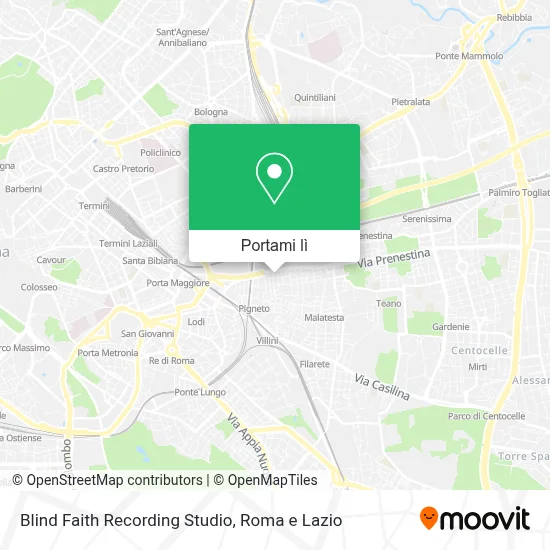 Mappa Blind Faith Recording Studio