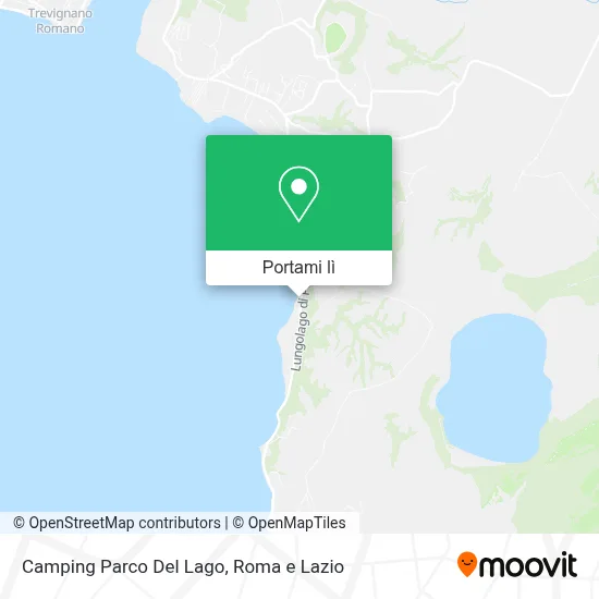 Mappa Camping Parco Del Lago