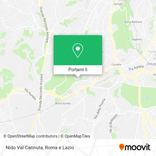 Mappa Nido Val Cannuta
