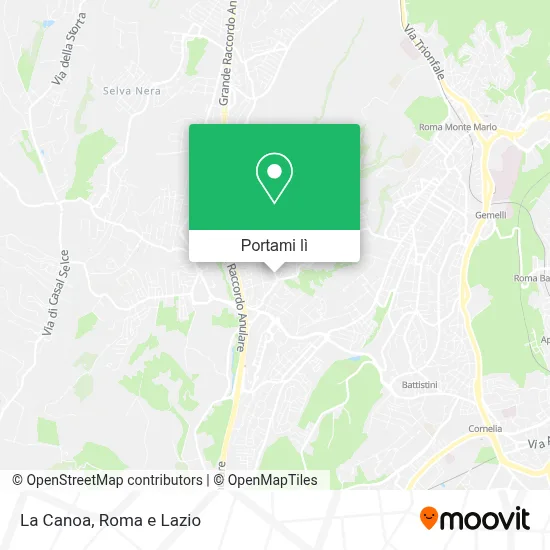Mappa La Canoa