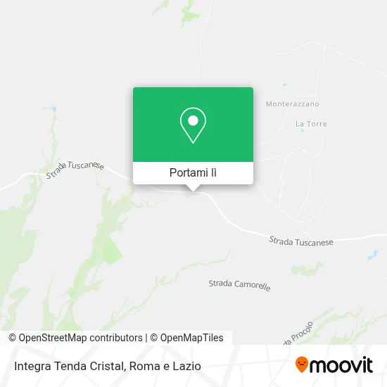 Mappa Integra Tenda Cristal