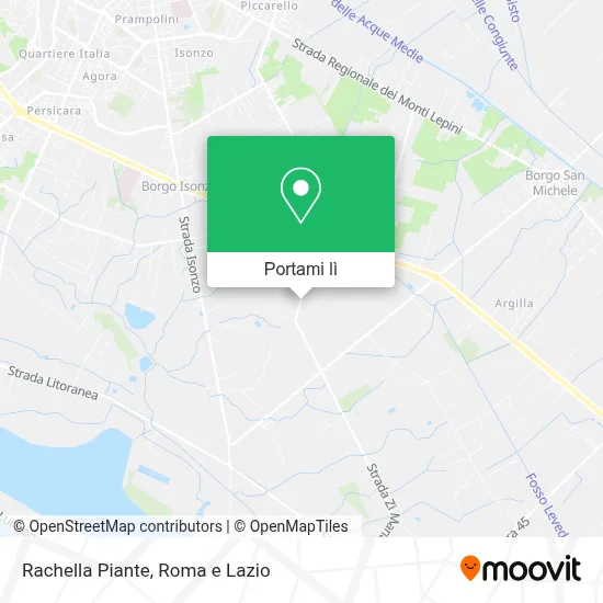 Mappa Rachella Piante