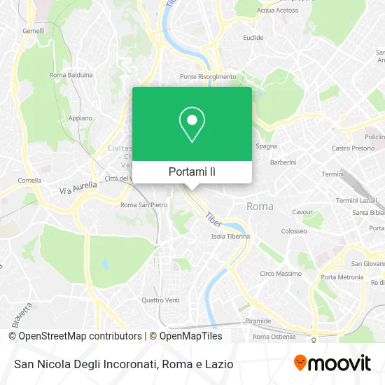 Mappa San Nicola Degli Incoronati