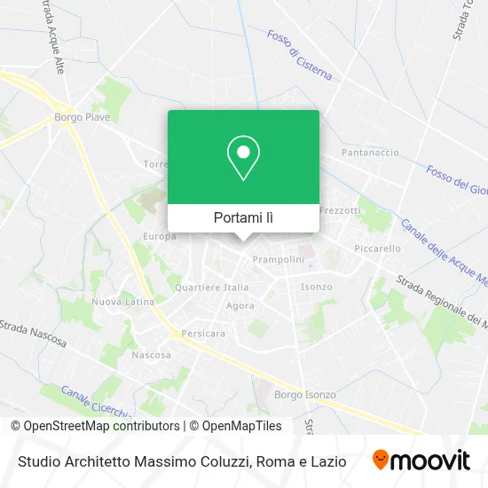 Mappa Studio Architetto Massimo Coluzzi