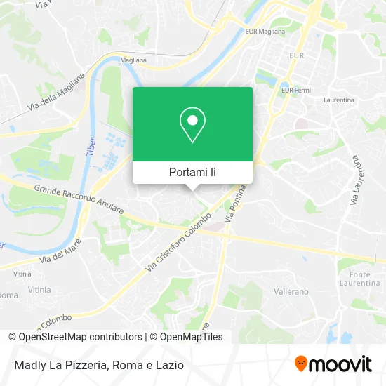 Mappa Madly La Pizzeria