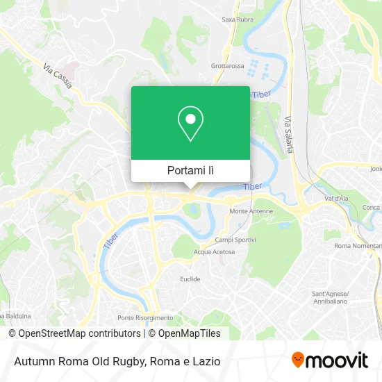 Mappa Autumn Roma Old Rugby