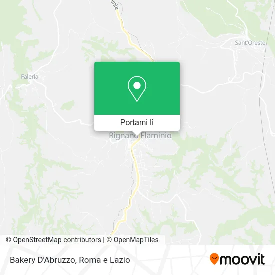 Mappa Bakery D'Abruzzo