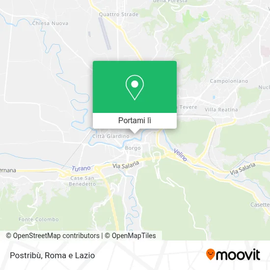 Mappa Postribù