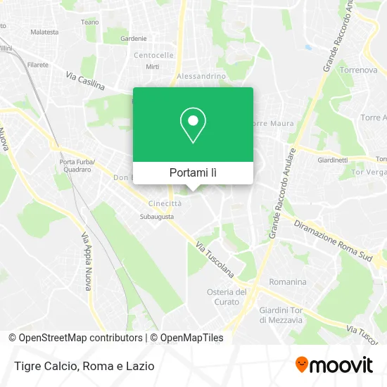 Mappa Tigre Calcio
