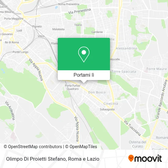 Mappa Olimpo Di Proietti Stefano