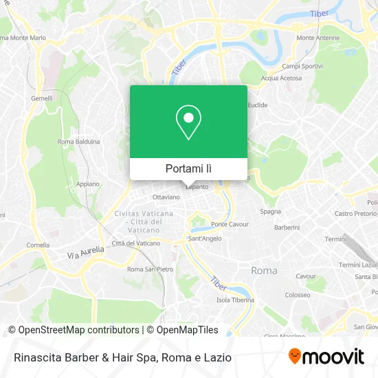 Mappa Rinascita Barber & Hair Spa
