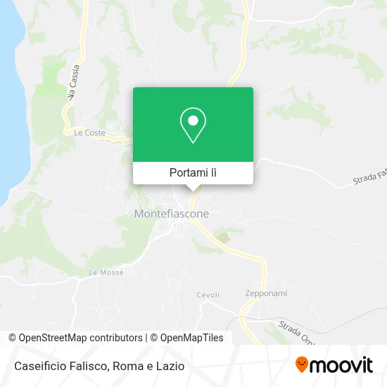 Mappa Caseificio Falisco