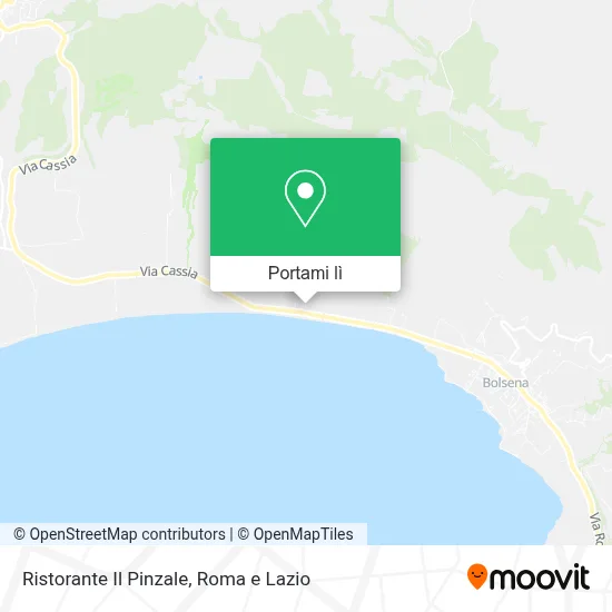 Mappa Ristorante Il Pinzale