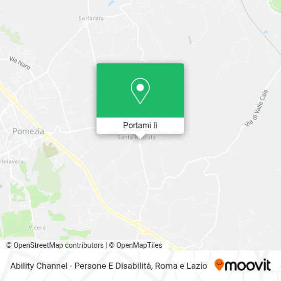 Mappa Ability Channel - Persone E Disabilità