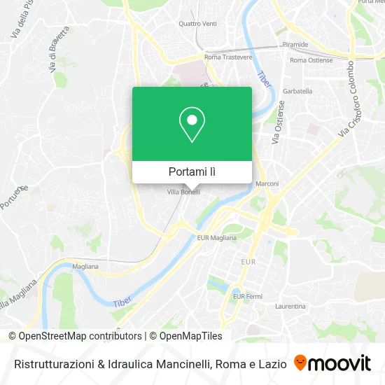 Mappa Ristrutturazioni & Idraulica Mancinelli