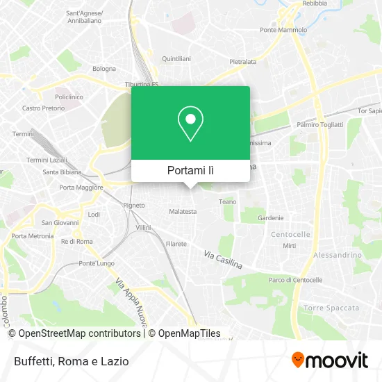 Mappa Buffetti