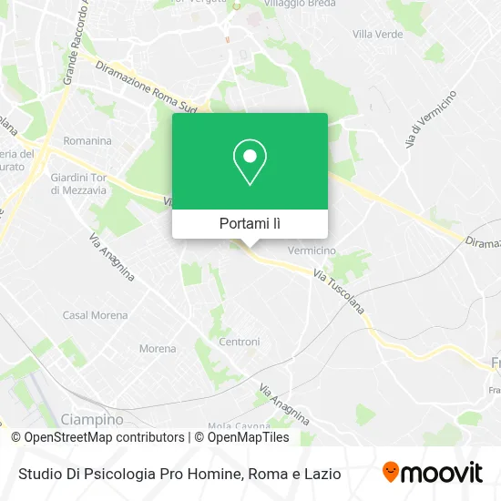Mappa Studio Di Psicologia Pro Homine
