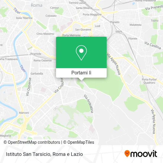 Mappa Istituto San Tarsicio
