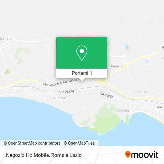 Mappa Negozio Ho Mobile