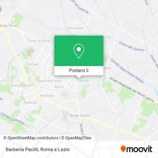 Mappa Barberia Pacilli
