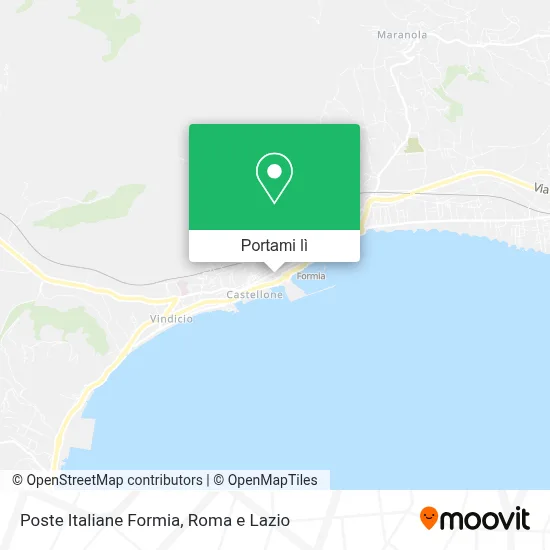 Mappa Poste Italiane Formia