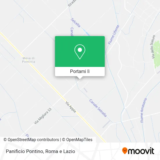 Mappa Panificio Pontino